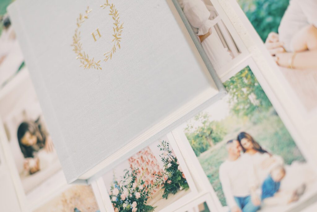 Family photo album and loose prints